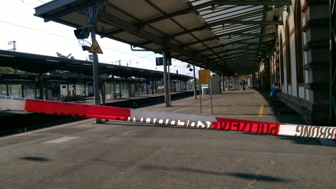 Bombová hrozba v nemeckom meste Rastatt
